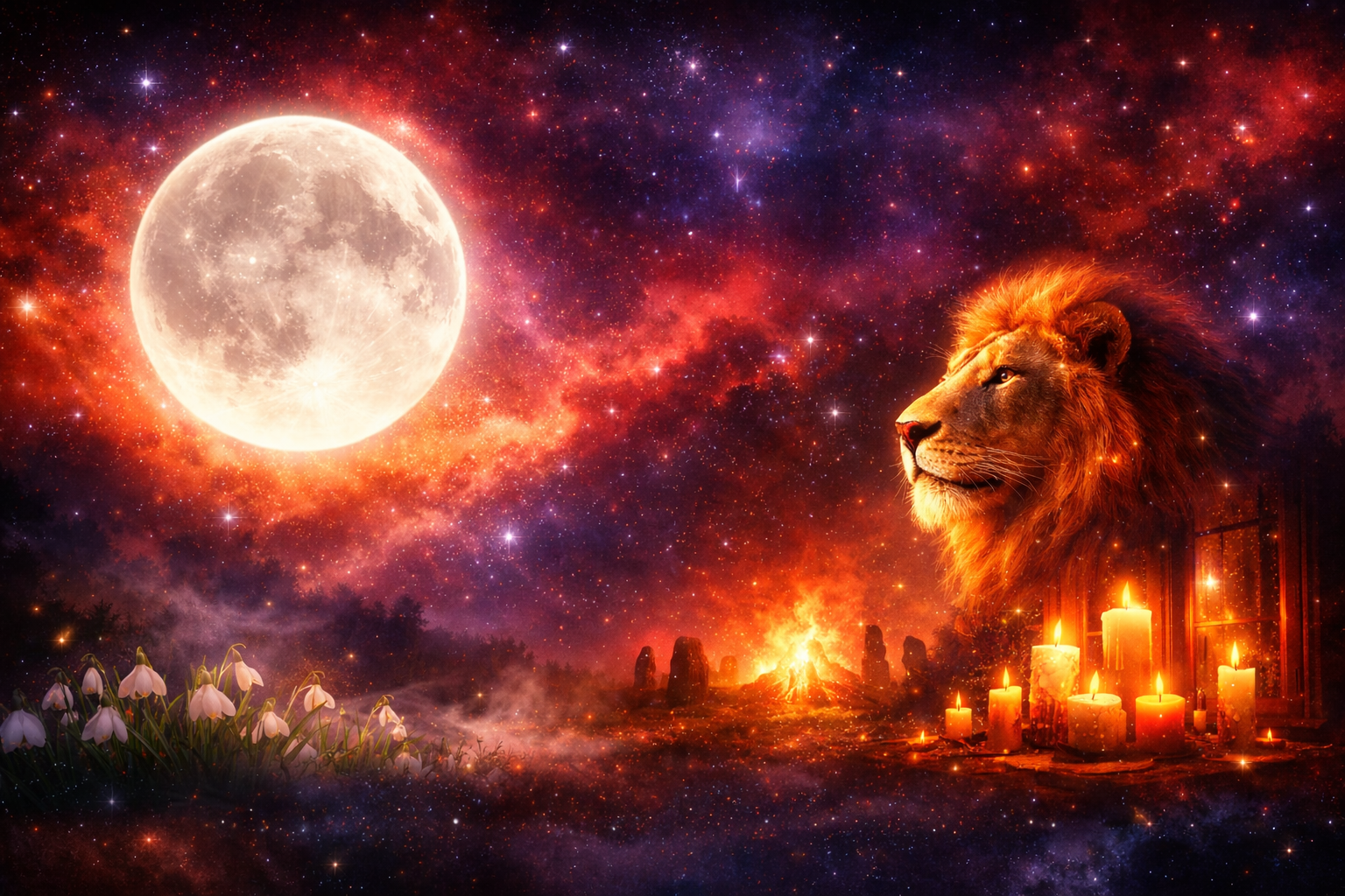 full moon in leo